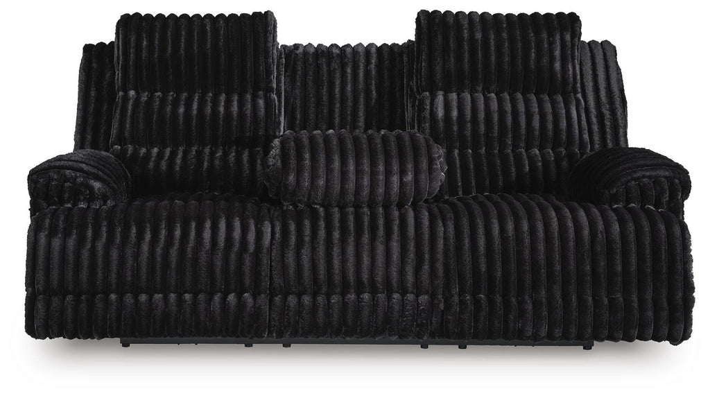 Rhine Falls Power Reclining Sofa with Drop Down Table