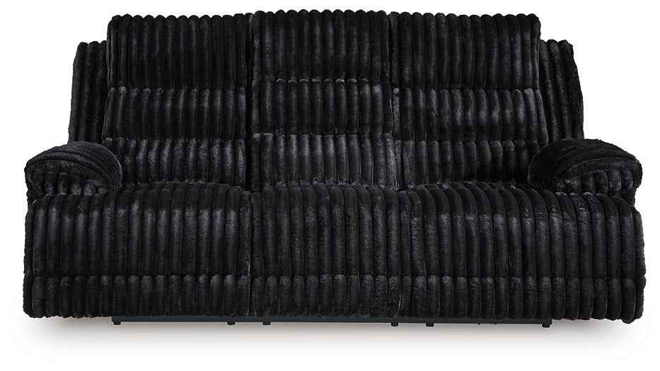 Rhine Falls Power Reclining Sofa with Drop Down Table