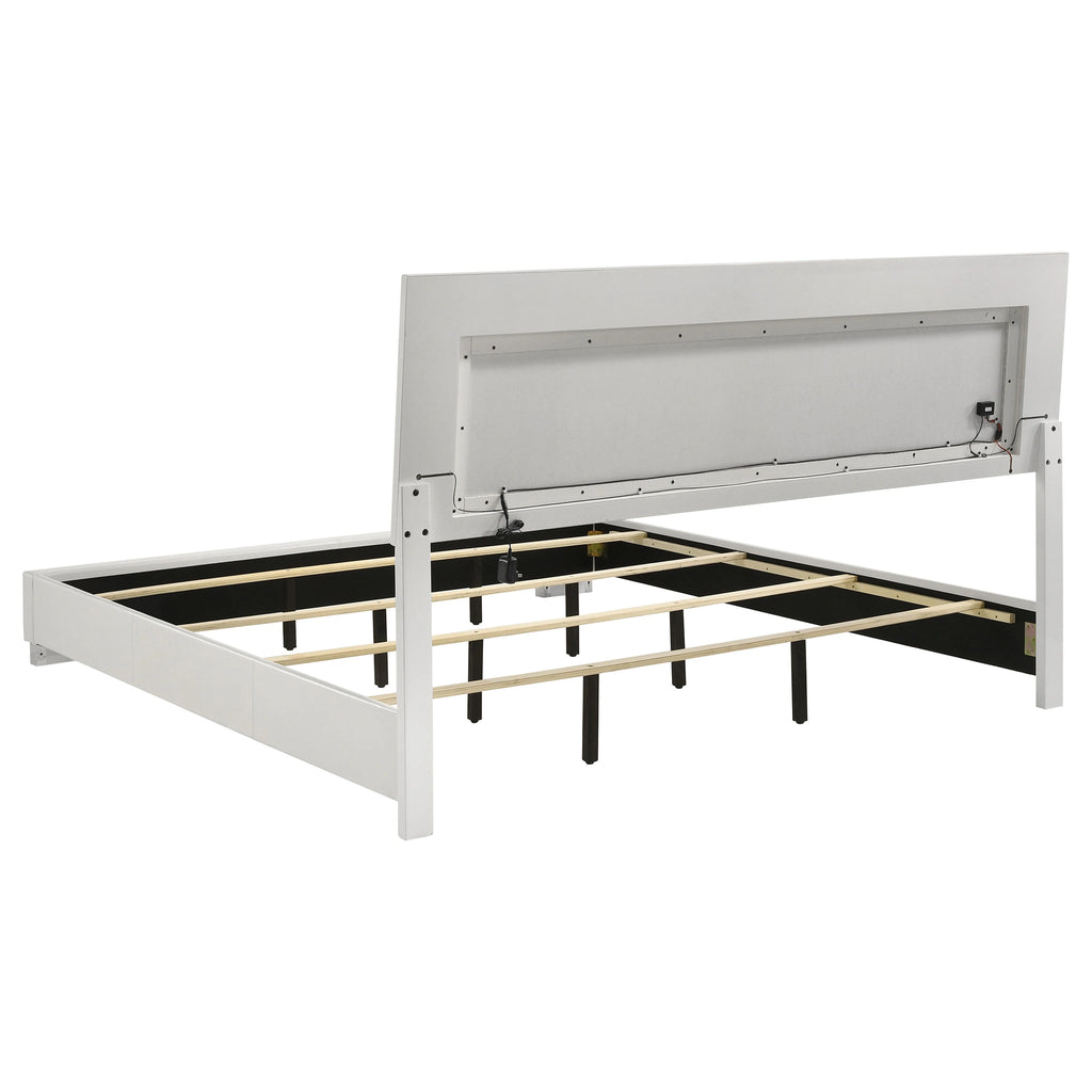 Felicity Panel Bed with LED Lighting