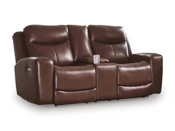 Bexhurst Power Reclining Loveseat with Console