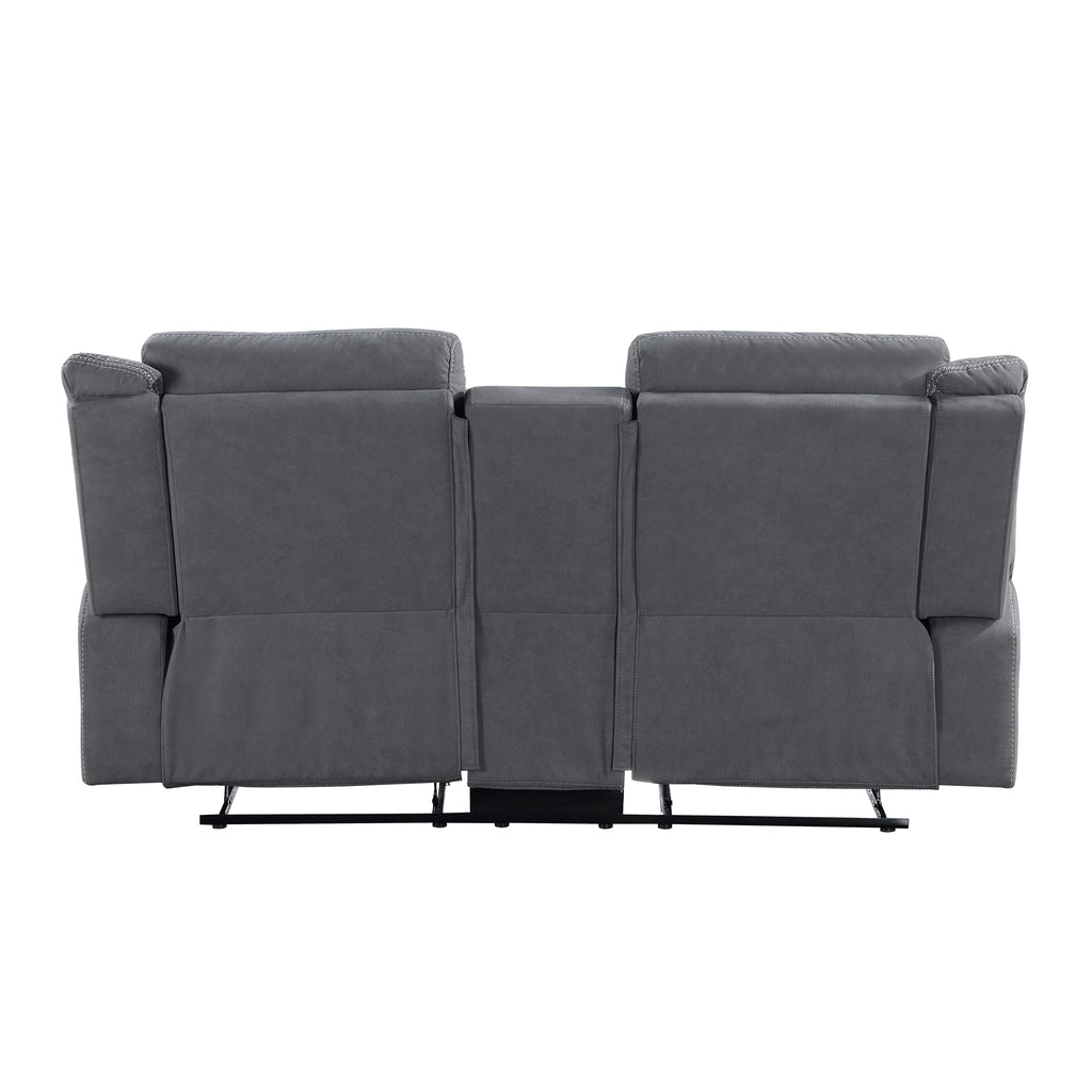 Dean Double Reclining Love Seat With Center Console