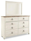 Willowton Dresser and Mirror image