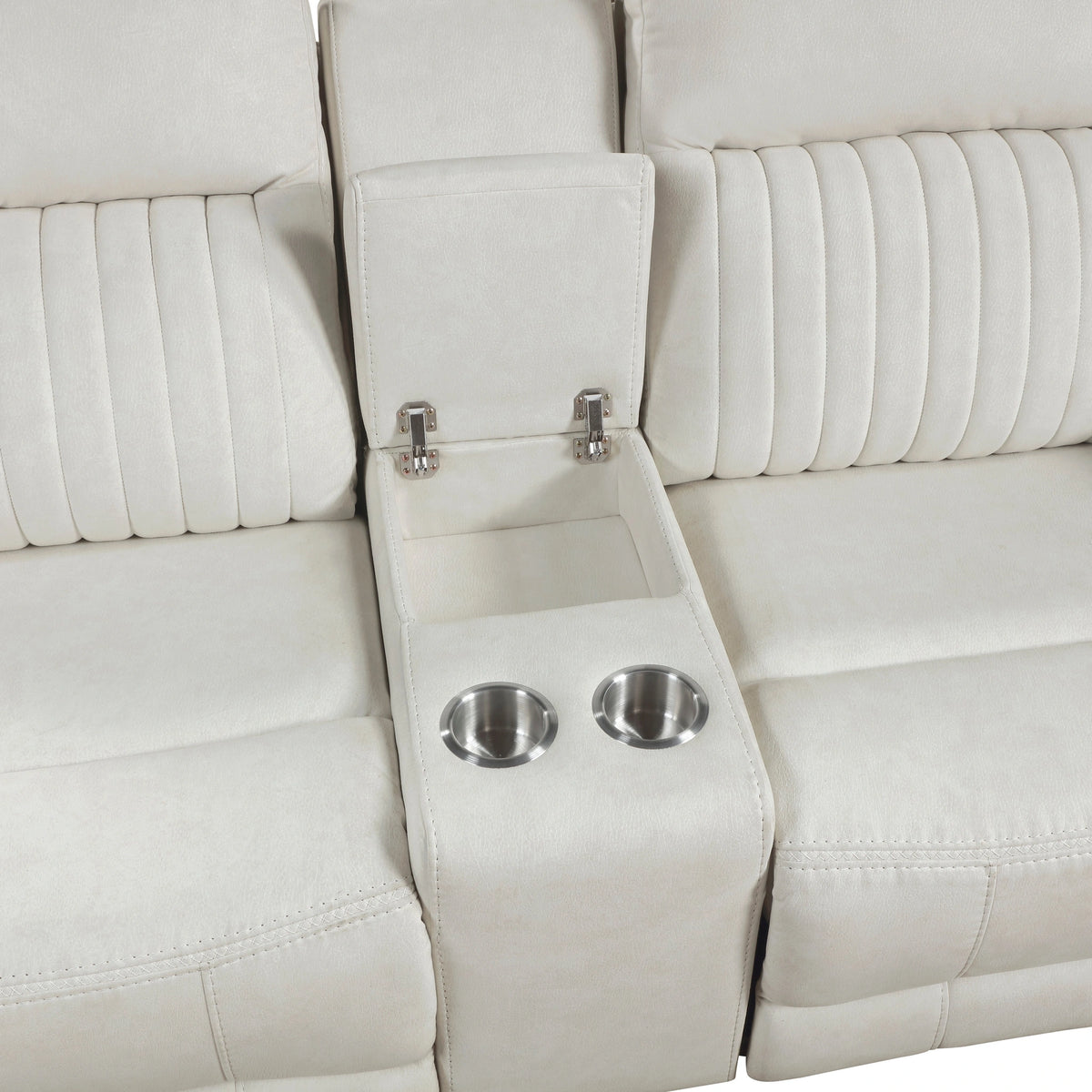 Dean Double Reclining Love Seat With Center Console