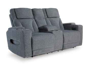 Studio Cave Power Reclining Loveseat with Console