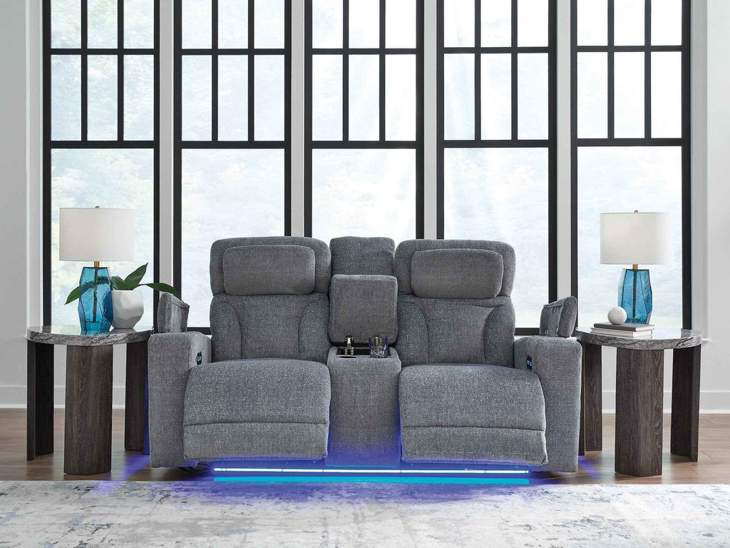 Studio Cave Power Reclining Loveseat with Console