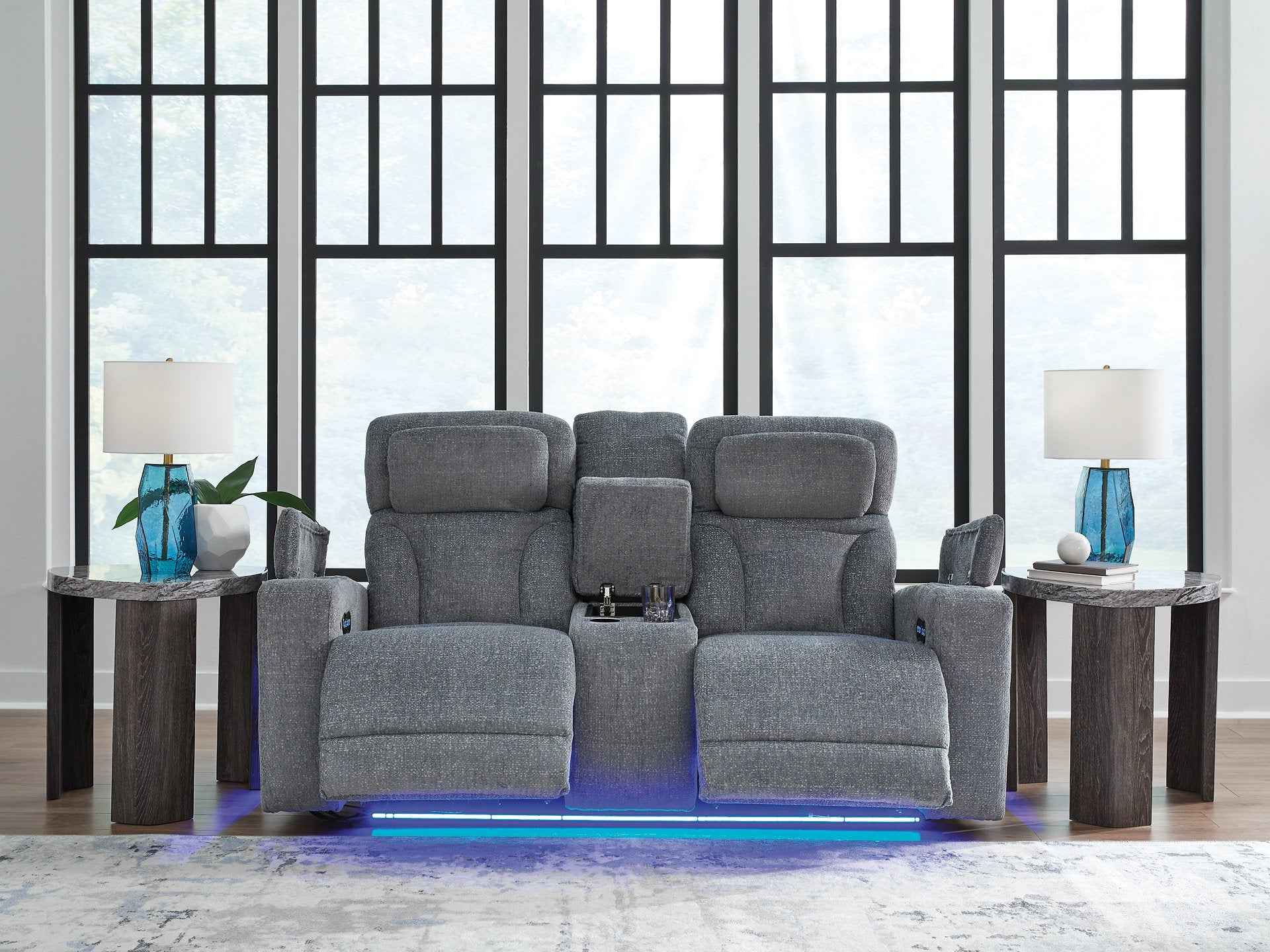 Studio Cave Power Reclining Loveseat with Console