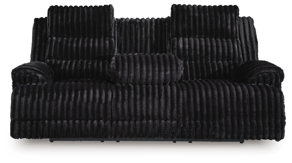 Rhine Falls Power Reclining Sofa with Drop Down Table