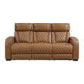 Fairway Power Double Reclining Sofa With Center Drop-Down Cup Holders