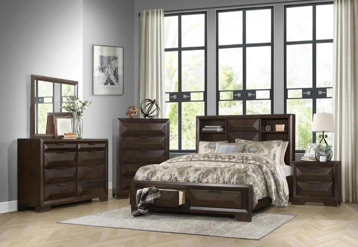 Chesky Nightstand in Warm Espresso 1753-4