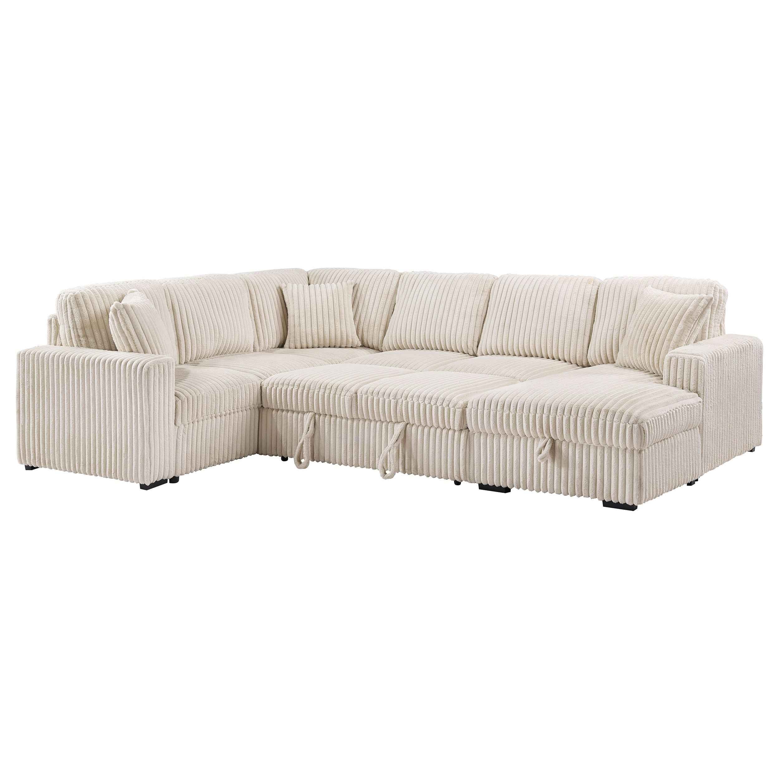 Devonshire Pull-Out Sleeper Sectional Sofa