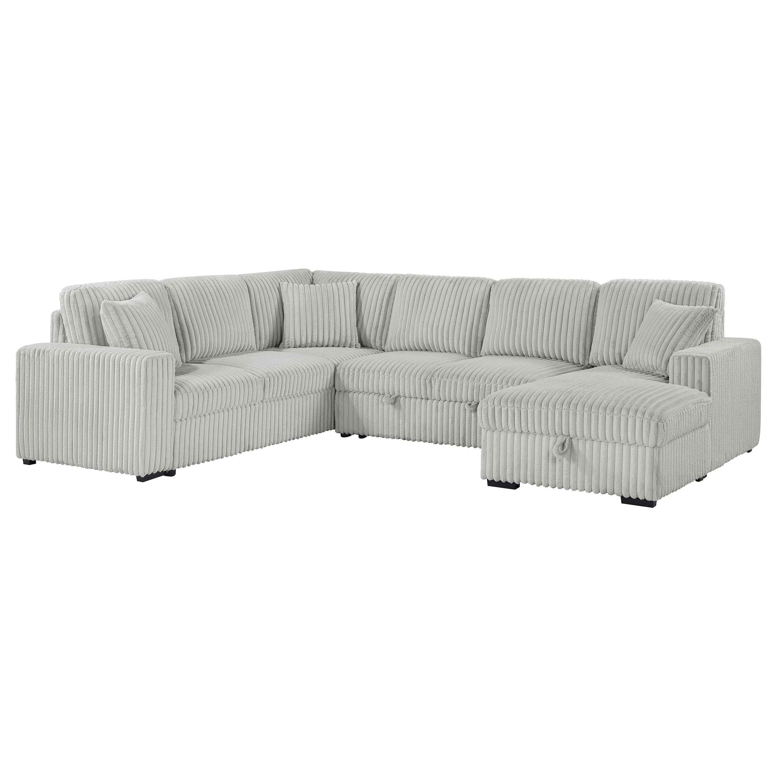 Devonshire Pull-Out Sleeper Sectional Sofa