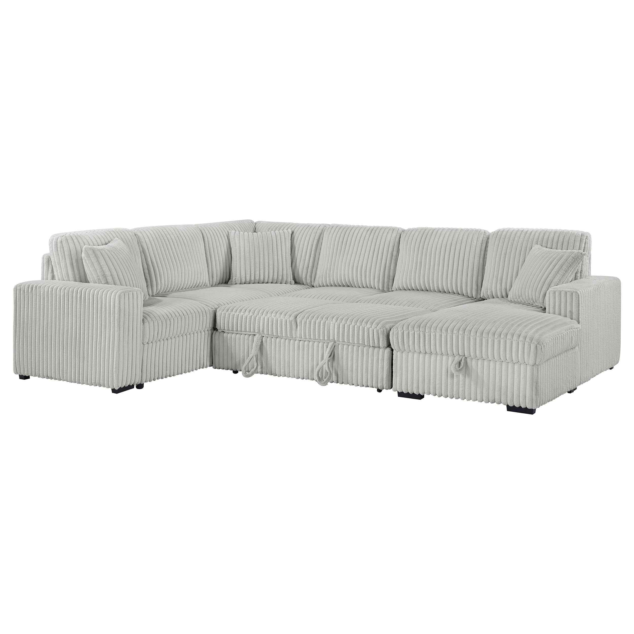 Devonshire Pull-Out Sleeper Sectional Sofa