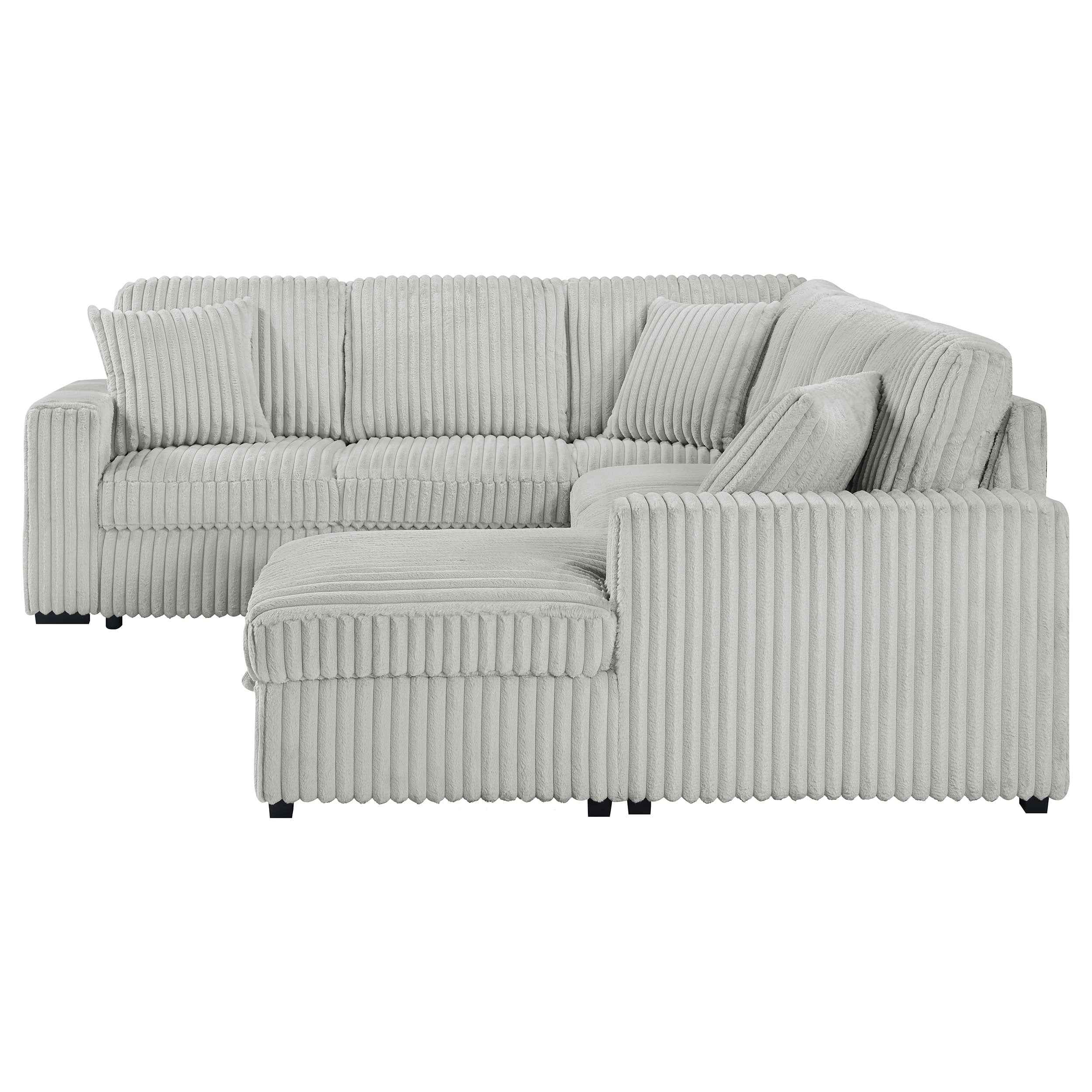 Devonshire Pull-Out Sleeper Sectional Sofa