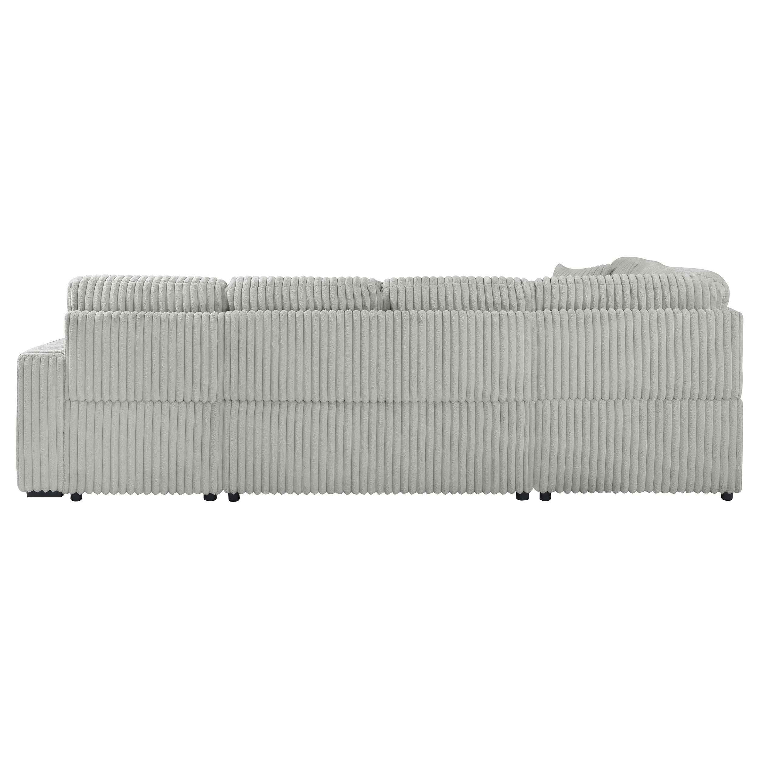 Devonshire Pull-Out Sleeper Sectional Sofa