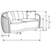 Brookside Stationary Loveseat - VIP FURNITURE (NJ)