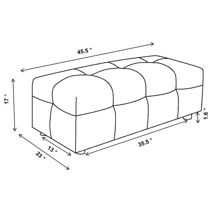 Everly Ottoman - VIP FURNITURE (NJ)