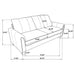 Davis Stationary Sofa - VIP FURNITURE (NJ)