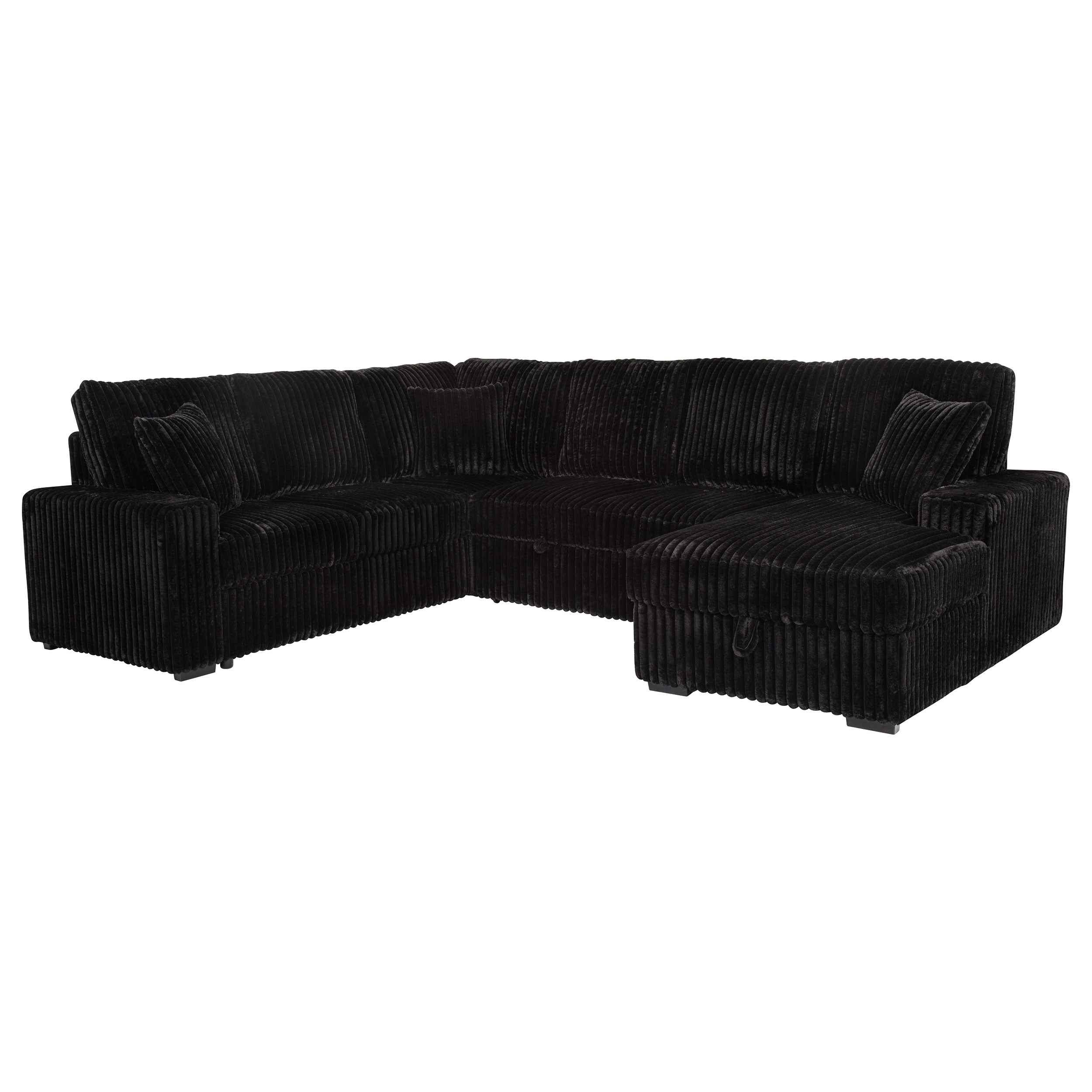 Devonshire Pull-Out Sleeper Sectional Sofa