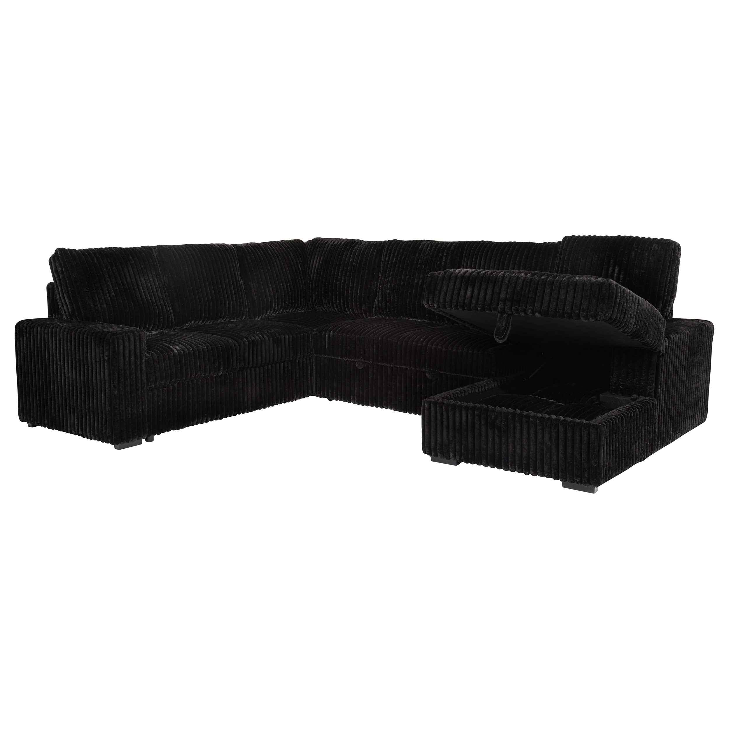 Devonshire Pull-Out Sleeper Sectional Sofa