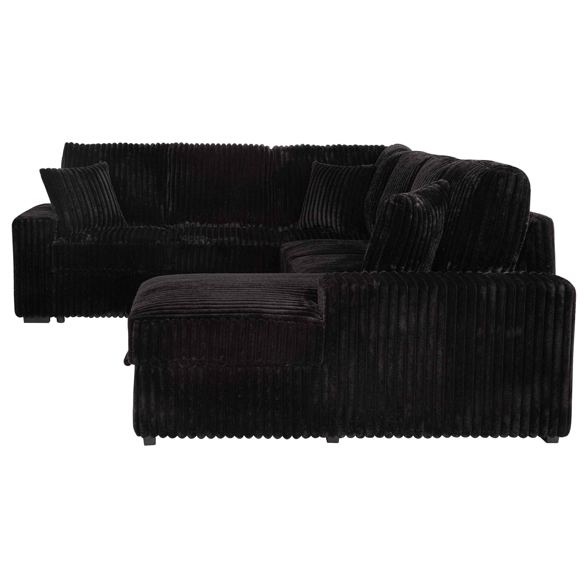 Devonshire Pull-Out Sleeper Sectional Sofa