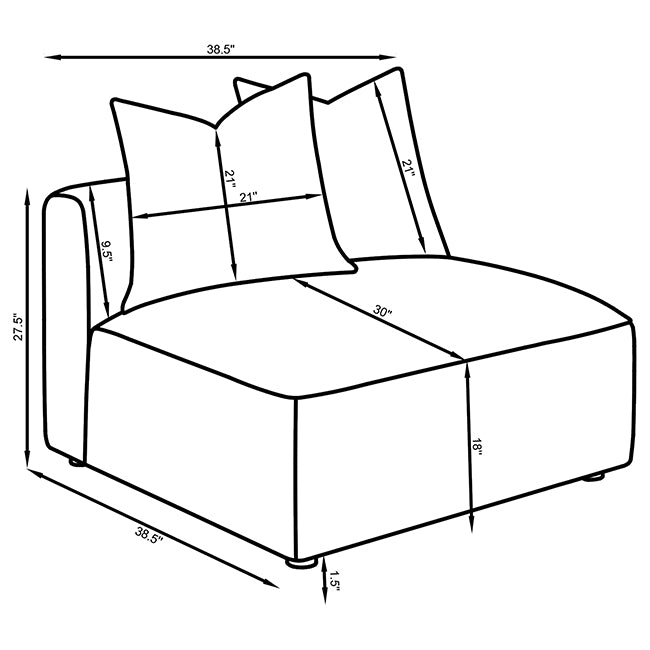 Jennifer Accent Chair - VIP FURNITURE (NJ)