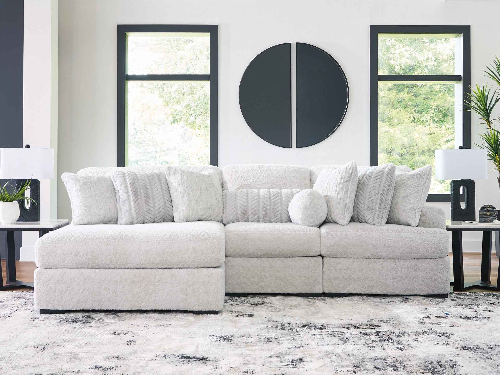 Cuddle Plush Sectional with Chaise