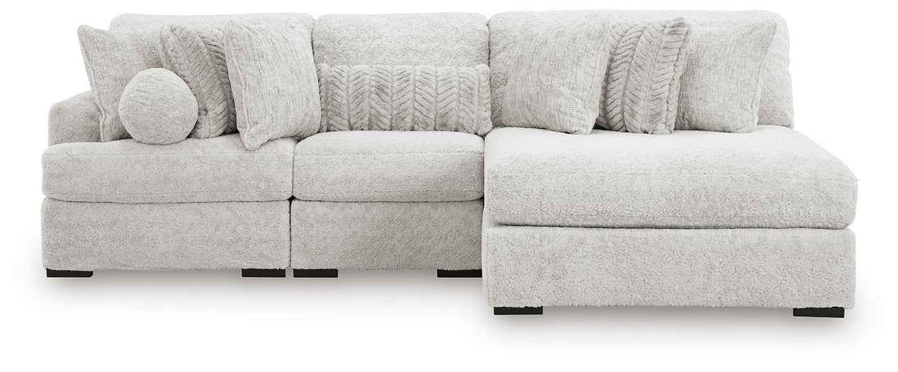 Cuddle Plush Sectional with Chaise