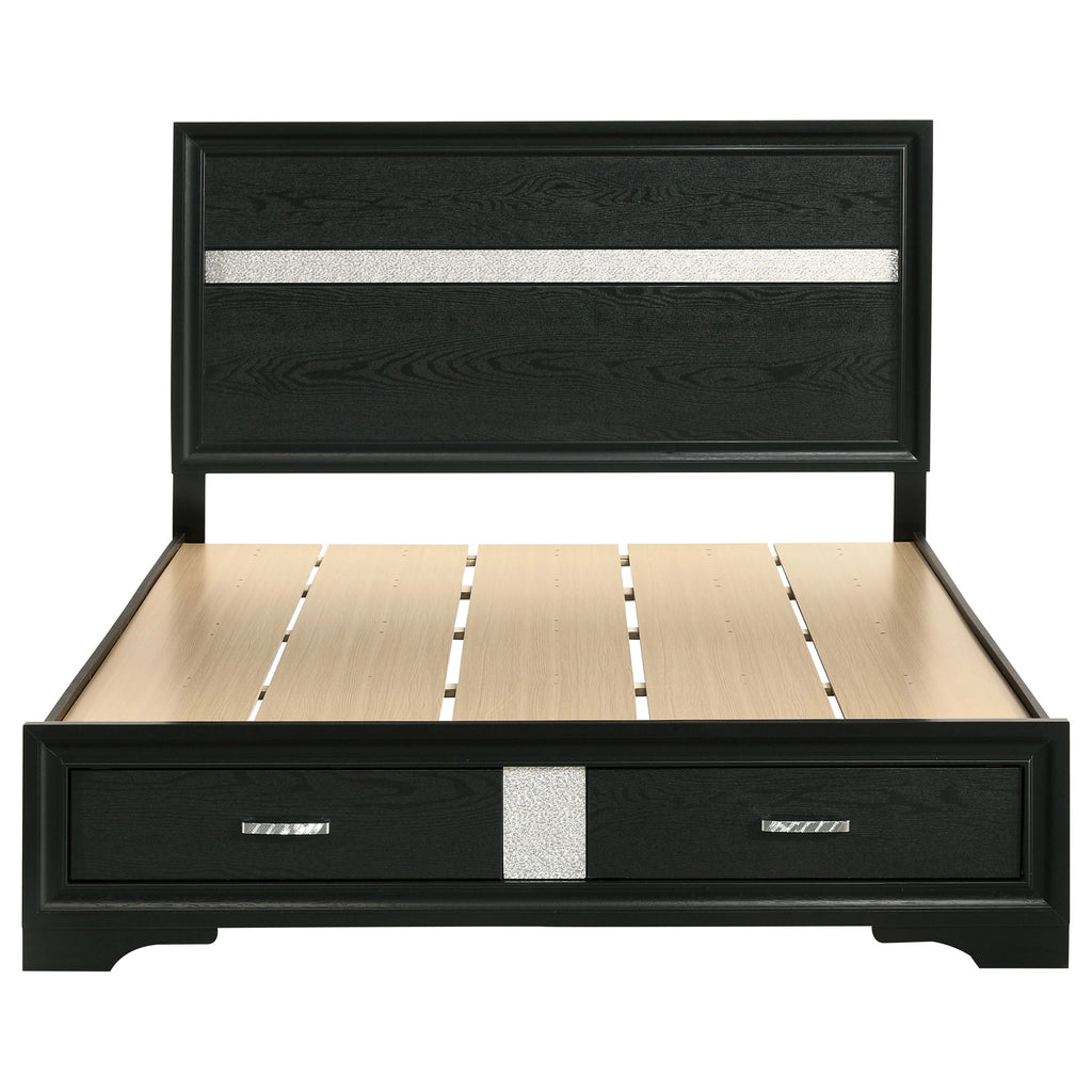 Miranda Panel Platform Storage Bed
