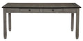 Granby Dining Table in Coffee and Antique Gray 5627GY-72