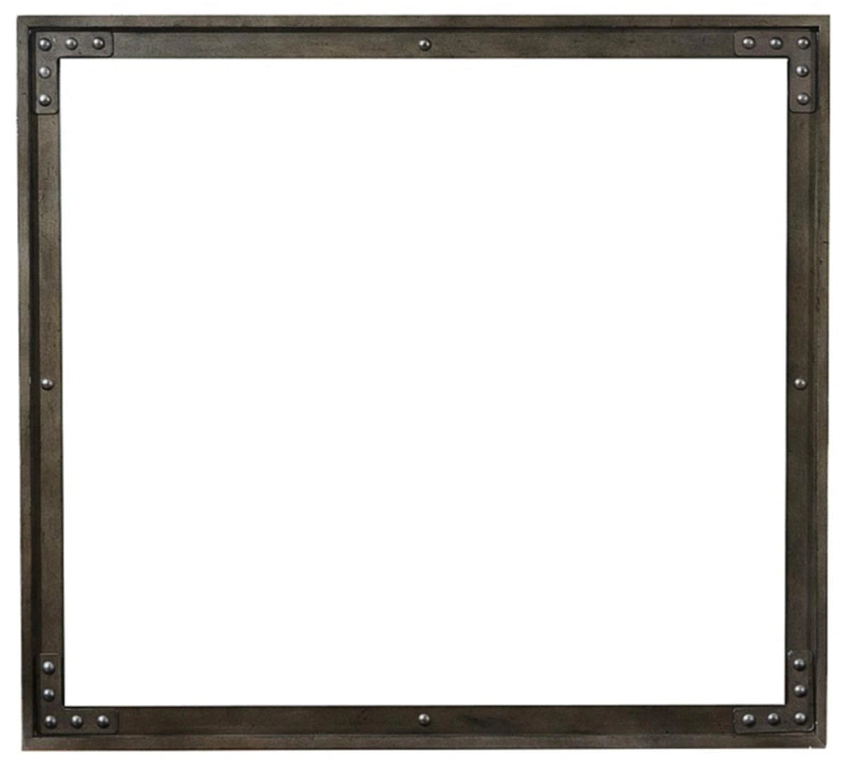Holverson Mirror in Rustic Brown & Gunmetal 1715-6