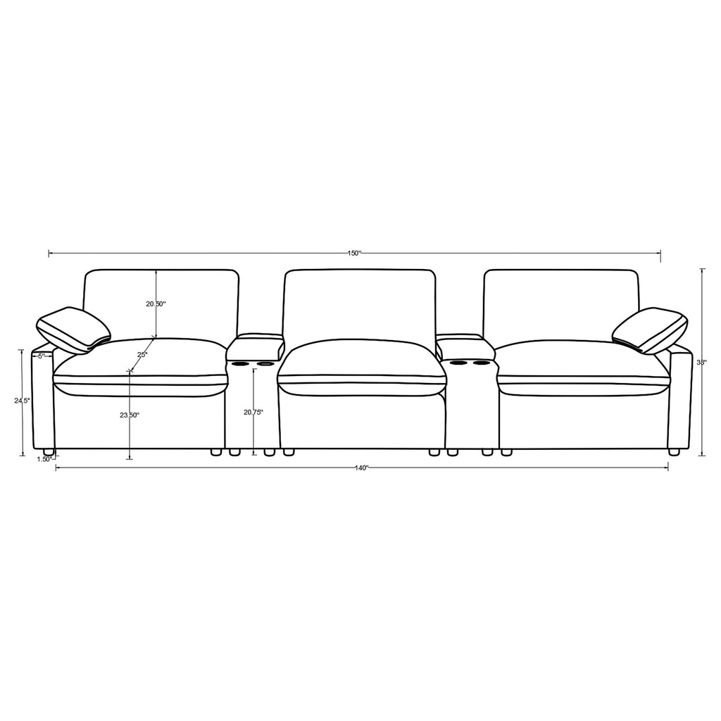 Collins Power Home Theater Seating