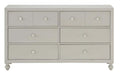 Wellsummer 6 Drawer Dresser in Gray 1803GY-5