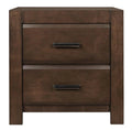 Erwan 2 Drawer Nightstand in Dark Walnut 1961-4