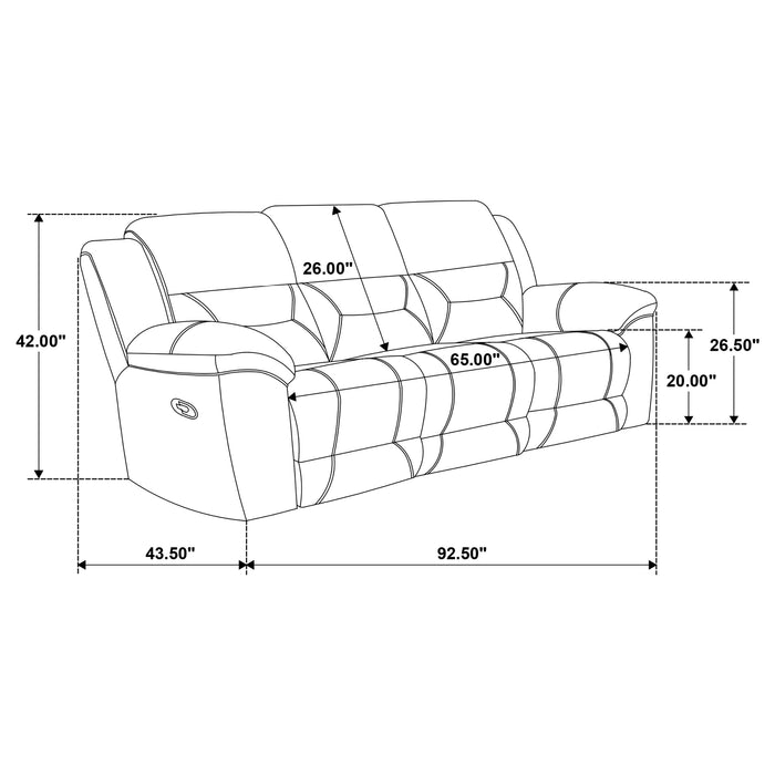 Gilson Reclining Sofa - VIP FURNITURE (NJ)