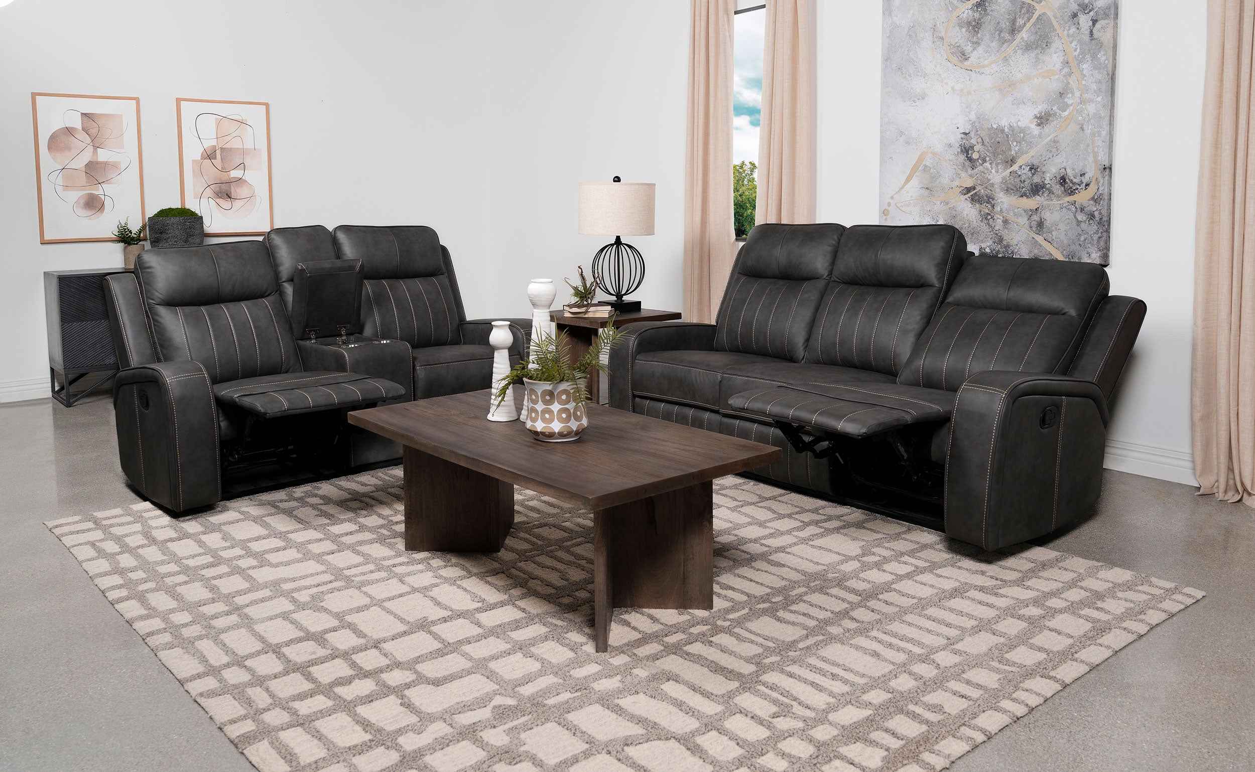 Raelynn Reclining Sofa Set