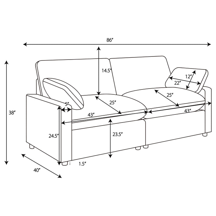 Collins Power Reclining Loveseat - VIP FURNITURE (NJ)