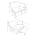 Collins Power Reclining Loveseat - VIP FURNITURE (NJ)