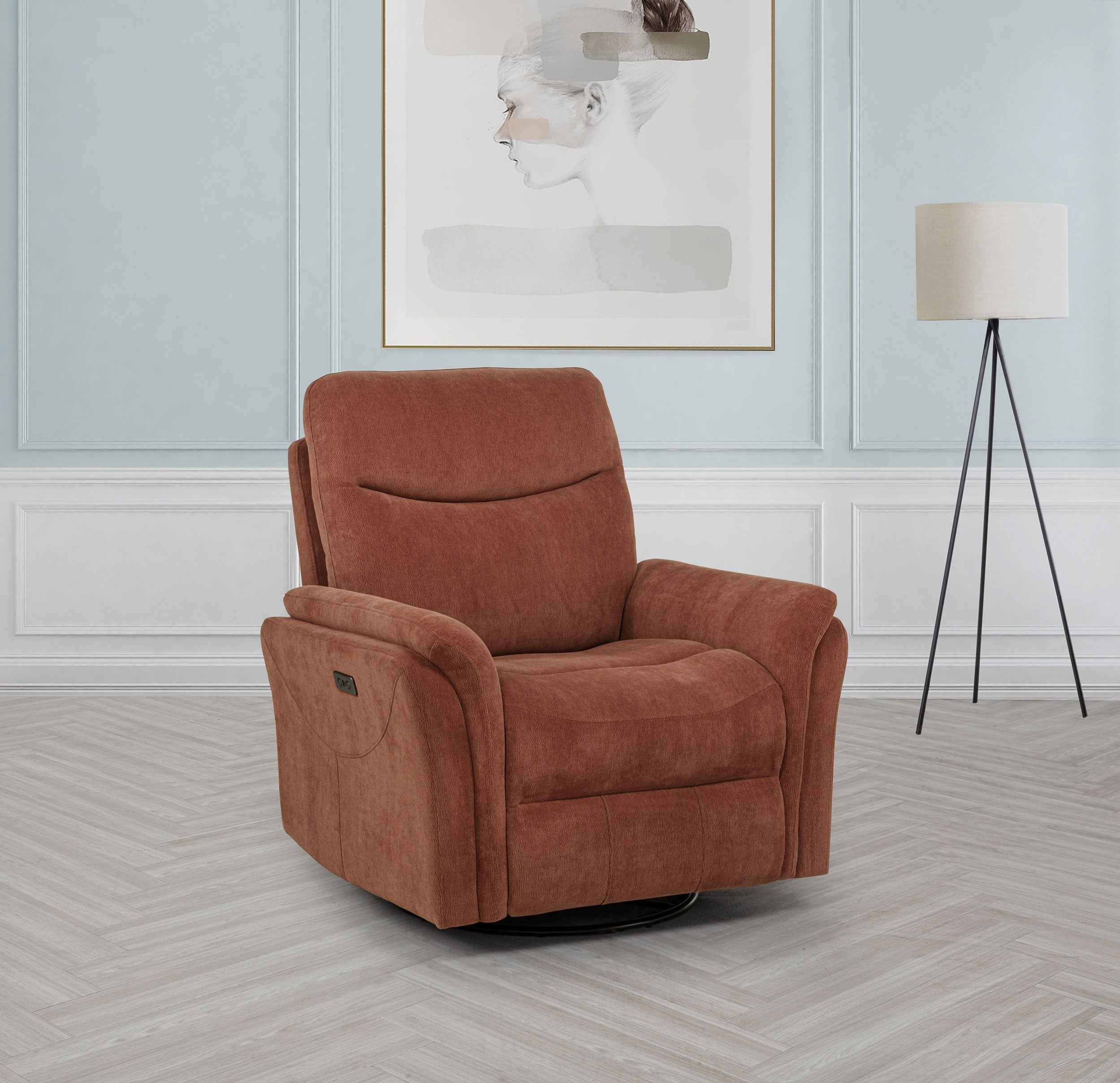 Adler Power Swivel Glider Recliner