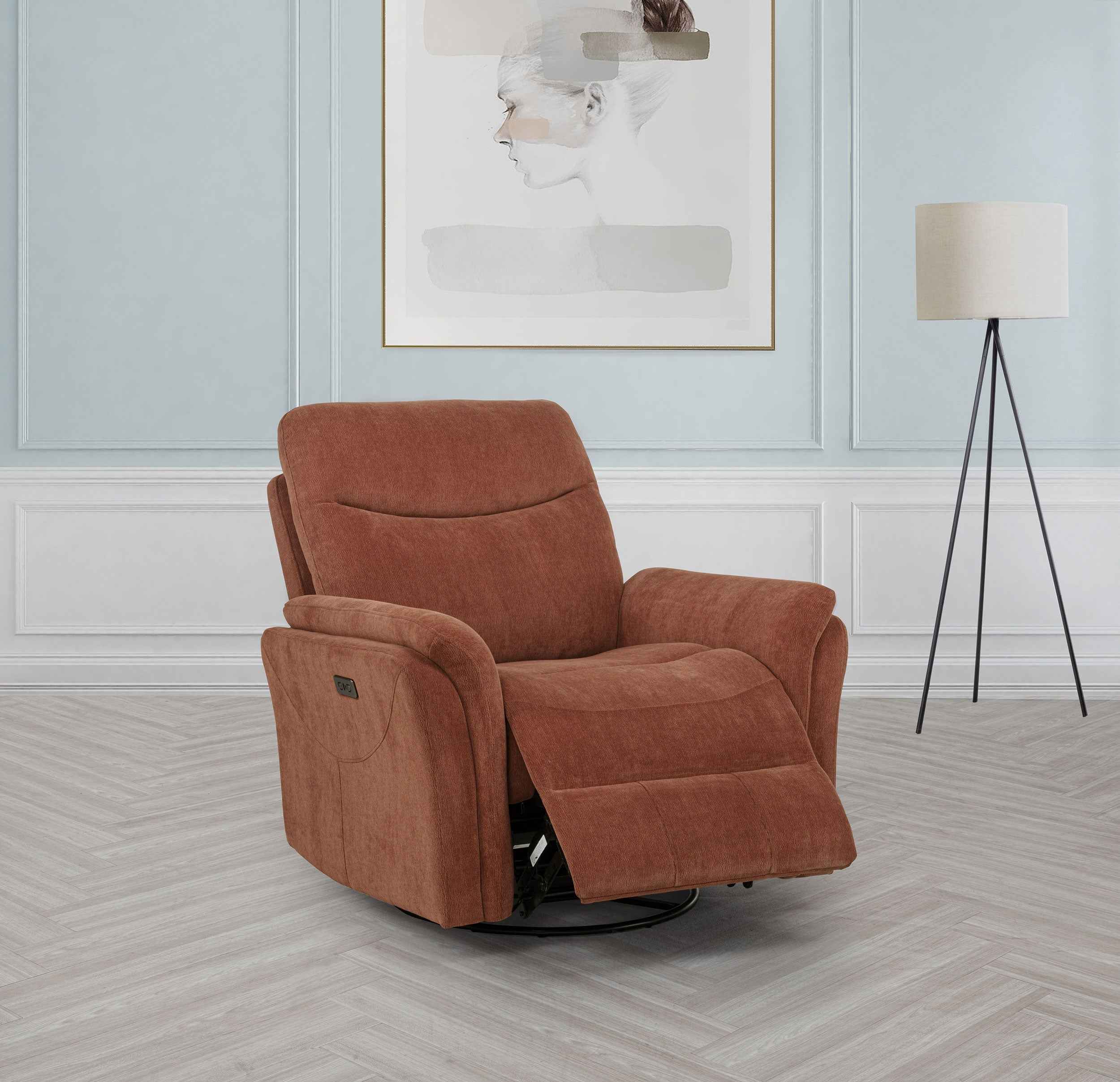 Adler Power Swivel Glider Recliner