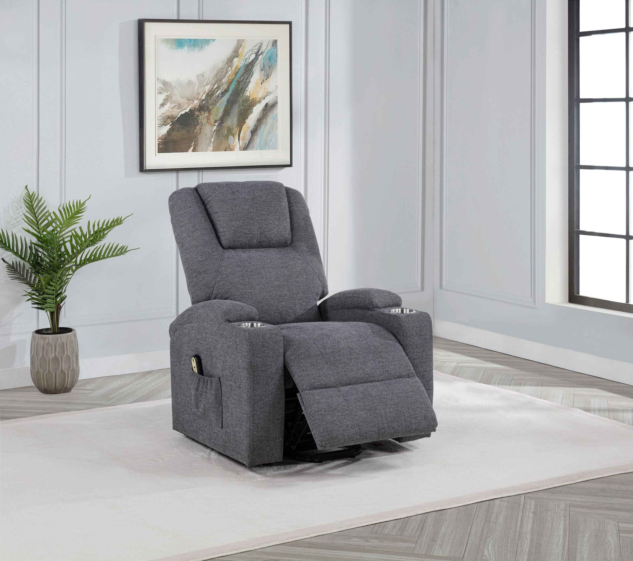 Louie Power Lift Massage Recliner