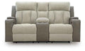 WhipLash Power Reclining Loveseat with Console