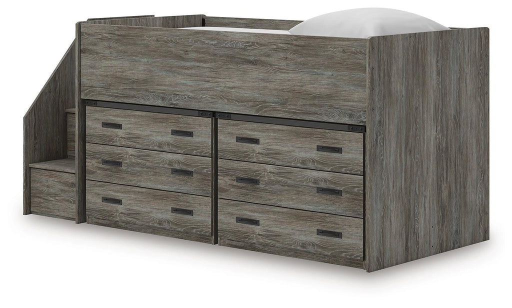 Frandern Loft Bed with Drawer Storage