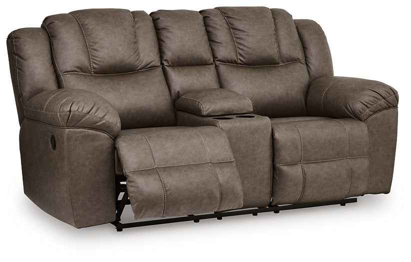Lowilla Reclining Loveseat with Console