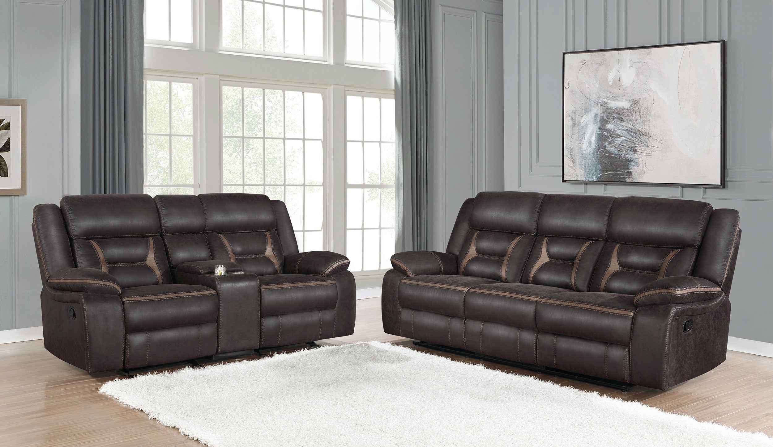 Greer Reclining Sofa Set