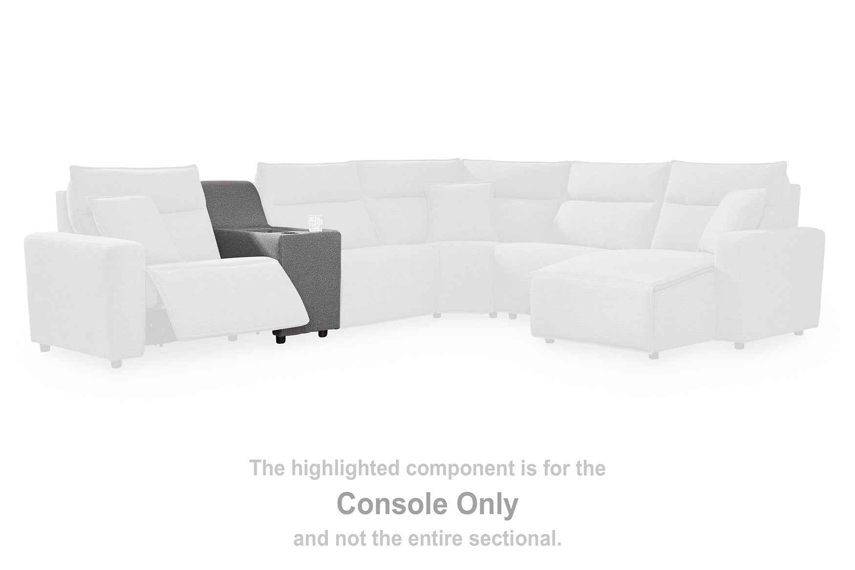 Modmax Reclining Sectional with Console