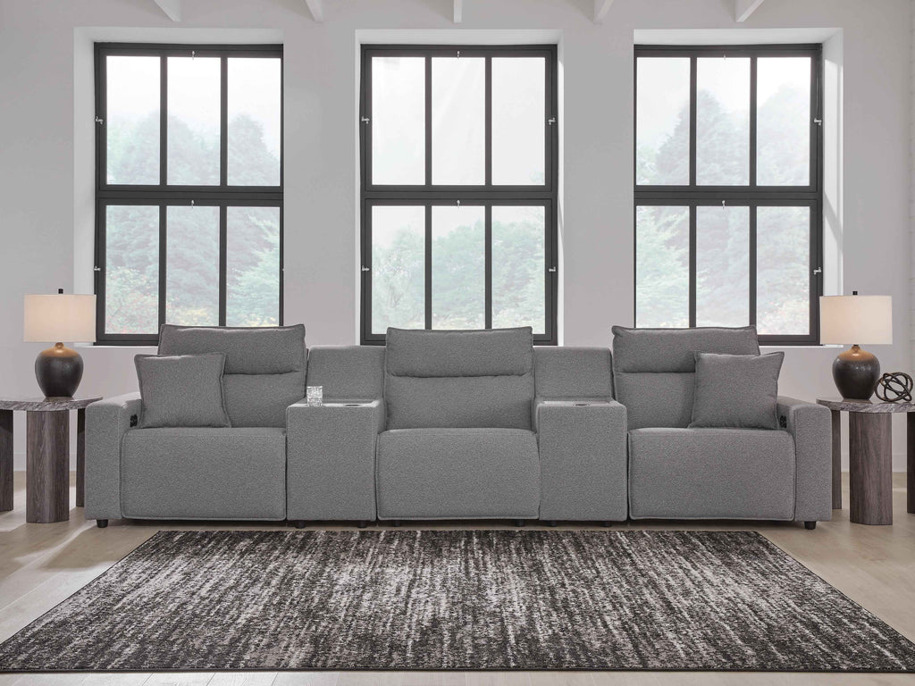 Modmax II Power Reclining Sectional with Consoles