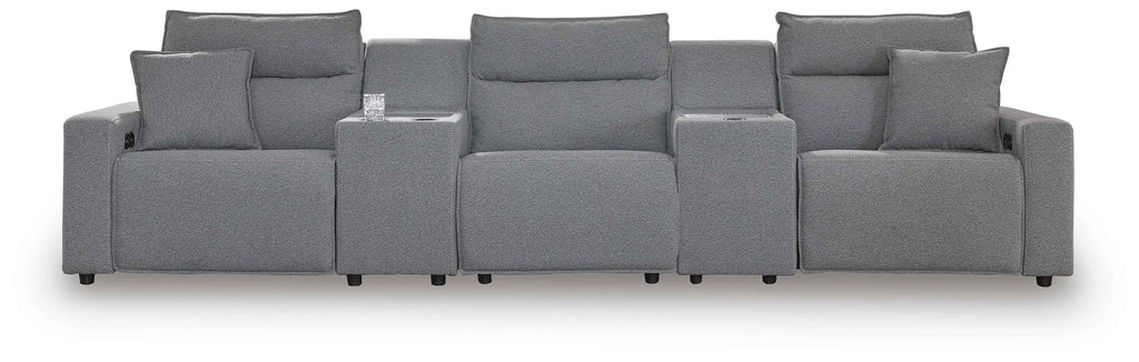 Modmax II Power Reclining Sectional with Consoles