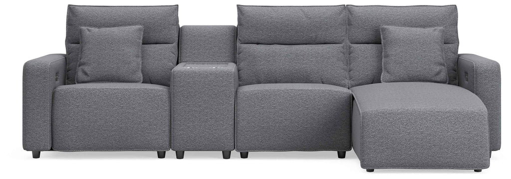 Modmax II Reclining Sectional with Chaise and Console