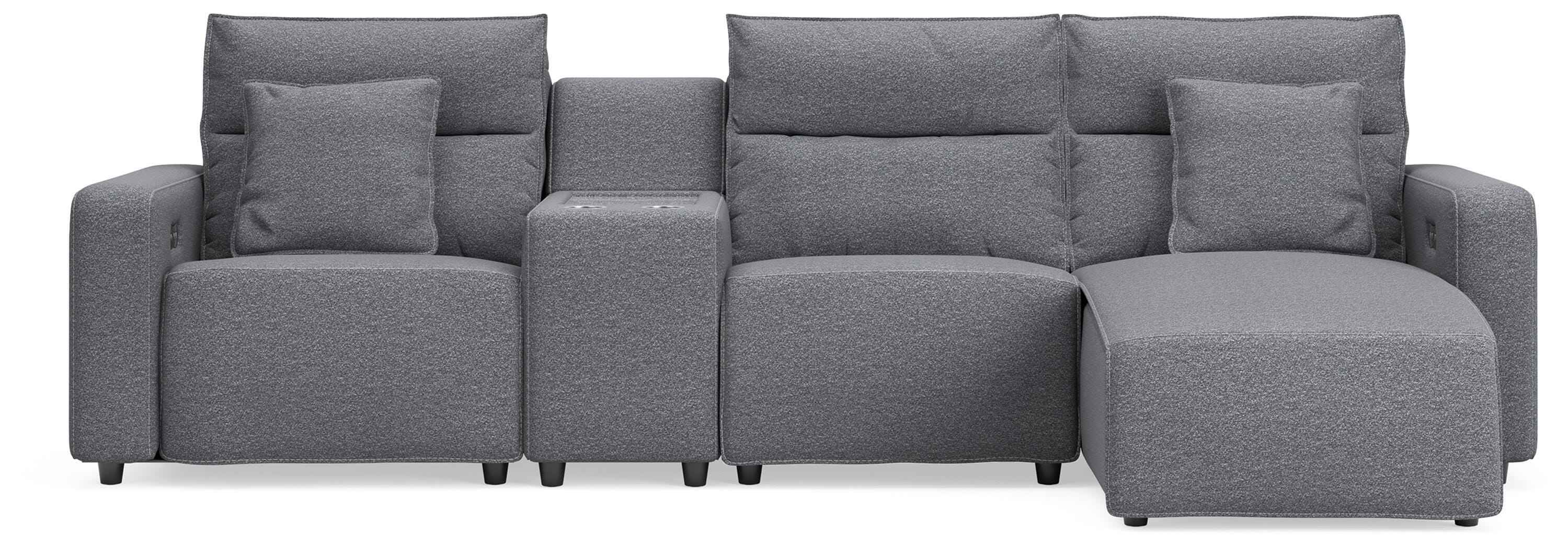 Modmax II Reclining Sectional with Chaise and Console
