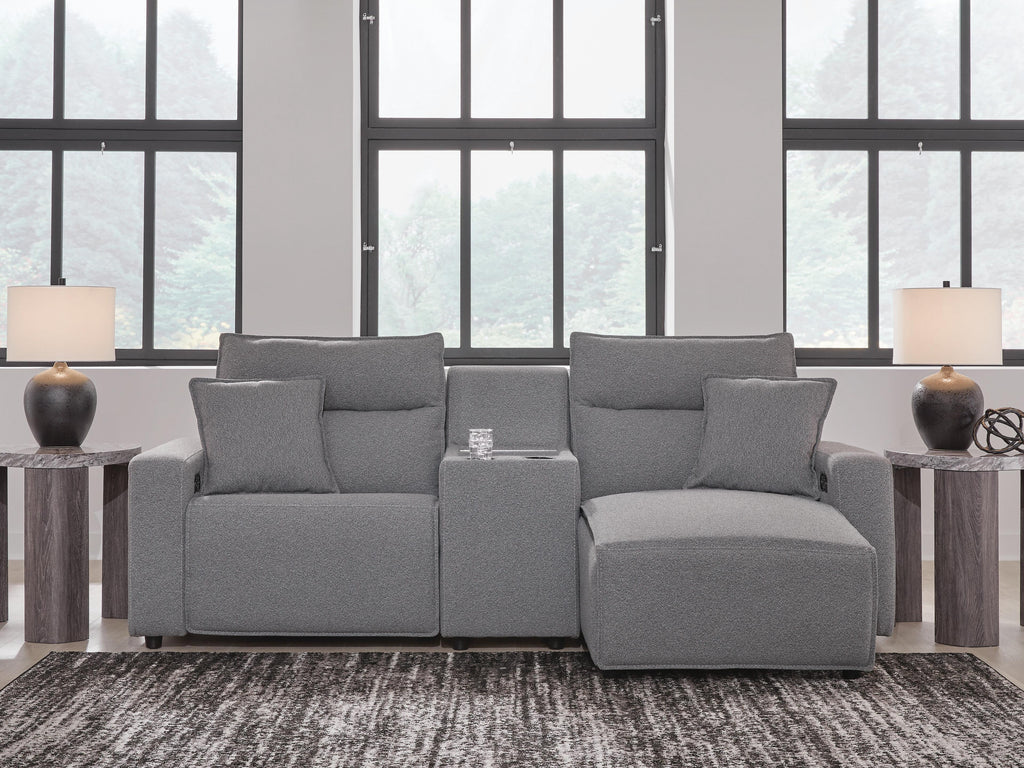 Modmax II Power Reclining Sectional with Chaise and Console